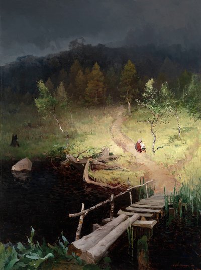 Voor de storm door Andrey Nikolayevich Shilder