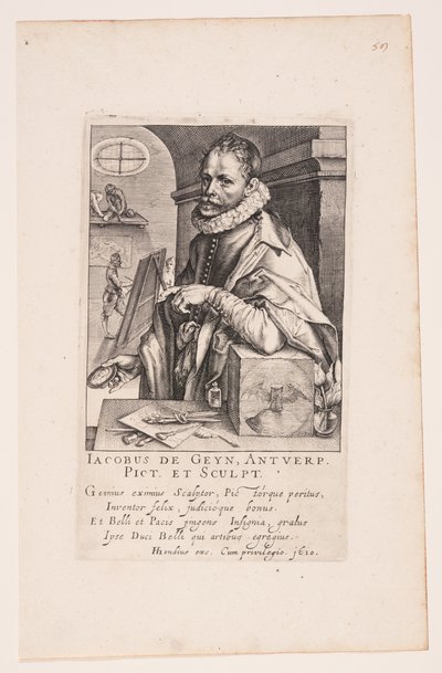 Jacob de Gheyn II door Andries Stock