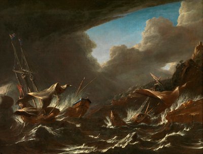 Storm op Zee door Andries van Eertvelt