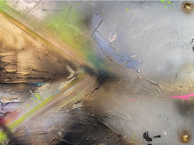 Abstracte gestructureerde lijnen door Anete Purina-Purite