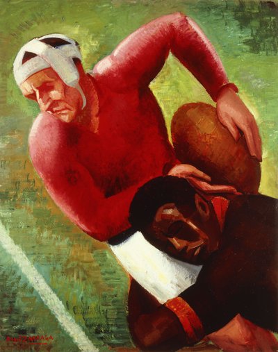 Voetbalbeweging, ca. 1925 door Ángel Zárraga