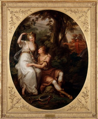 Rinaldo en Armida door Angelica Kauffman