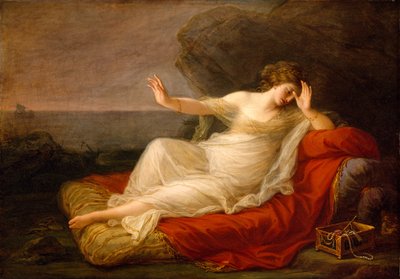 Ariadne Verlaten door Theseus op Naxos door Angelica Kauffmann