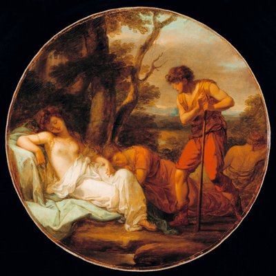 Cymon en Iphigenia door Angelica Kauffmann