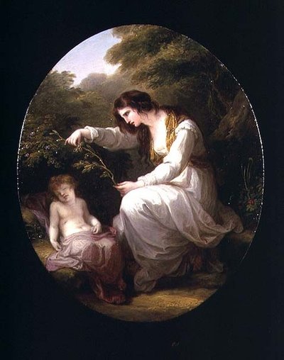 Cleone door Angelica Kauffmann