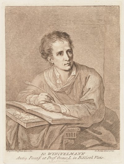 Johann Winckelmann door Angelica Kauffmann