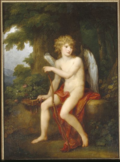 Graaf Henryk Lubomirski (1777-1850) als Cupido door Angelica Kauffmann