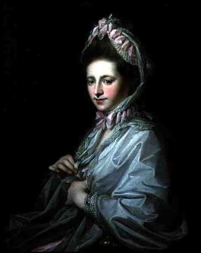Portret van Anne Miller door Angelica Kauffmann