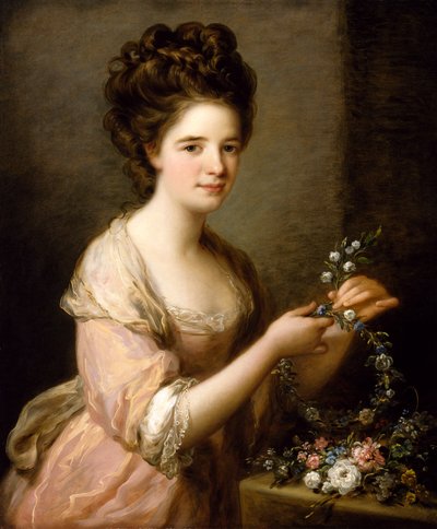 Portret van Eleanor, gravin van Lauderdale door Angelica Kauffmann