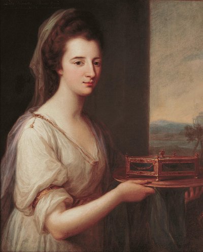 Portret van Lady Henrietta Williams-Wynn, ca. 1769 door Angelica Kauffmann