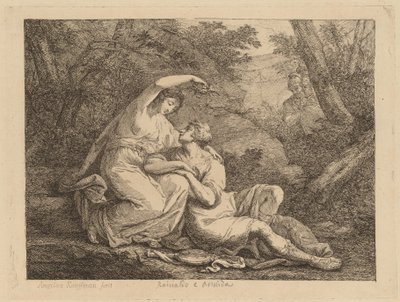 Rinaldo en Armida door Angelica Kauffmann