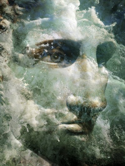 Mythisch watergezicht door Angelo Cerantola