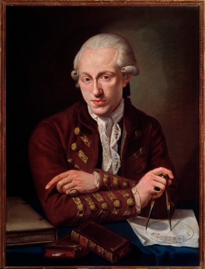 Portret van Deense componist Thomas Christian Walther (1749-1788) door Angelo Crescimbeni