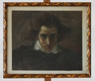 Portret van een Musicus door Angelo Longanesi