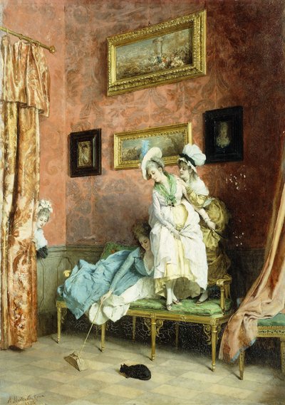 Gevangen gehouden, 1874 door Angelo Martinetti