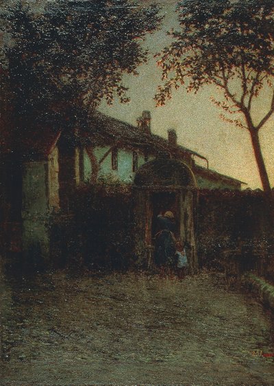 Dageraad door Angelo Morbelli
