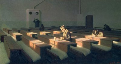 Kerstmis van degenen die achterblijven, 1903 door Angelo Morbelli