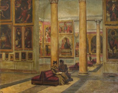 Interieur van Pinacoteca di Brera door Angelo Ripamonti