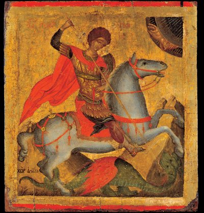 Sint Joris en de draak door Angelos Akotantos