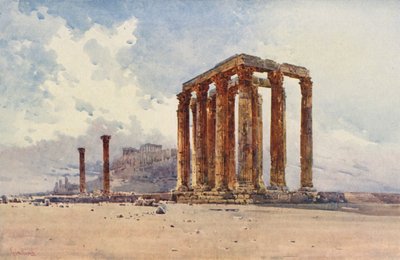Zuilen van de Olympische Zeus, Athene door Angelos Giallinos