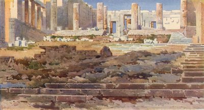Propylaea op de Akropolis, Athene door Angelos Giallinos