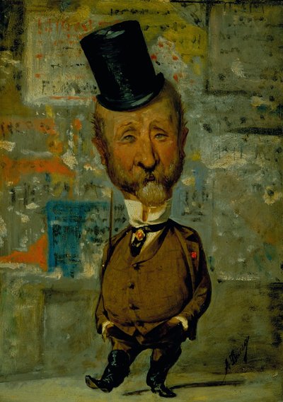 Karikatuur van Carlo Lorenzini door Angiolo Tricca
