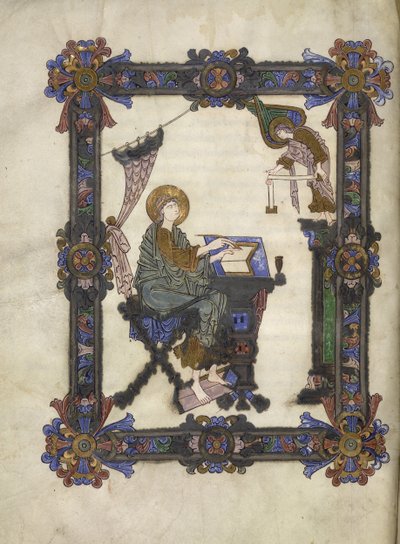 St. Matthew, Winchester School, c.1020 door Anglo Saxon