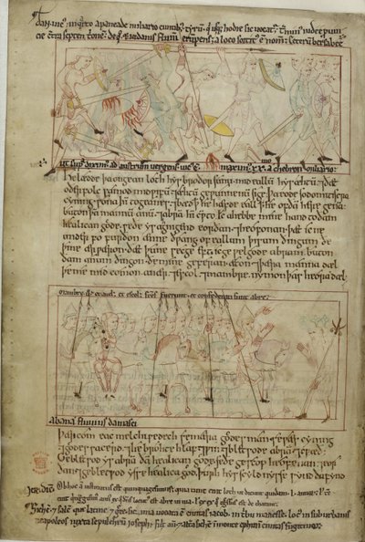 Abraham en Lot door Anglo Saxon