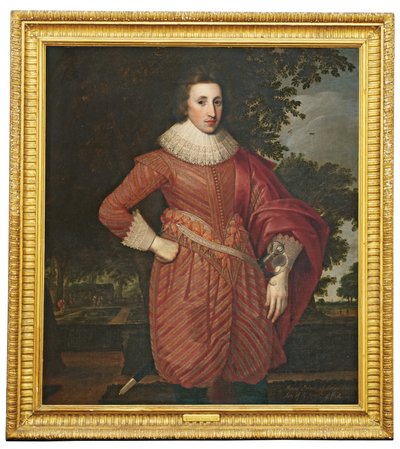 Portret van een heer, traditioneel geïdentificeerd als Henry, Prins van Wales, c.1620 door Anglo Flemish School