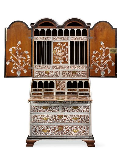 Bureau-kast, Vizagapatam, ca. 1720-30 door Anglo Indian School