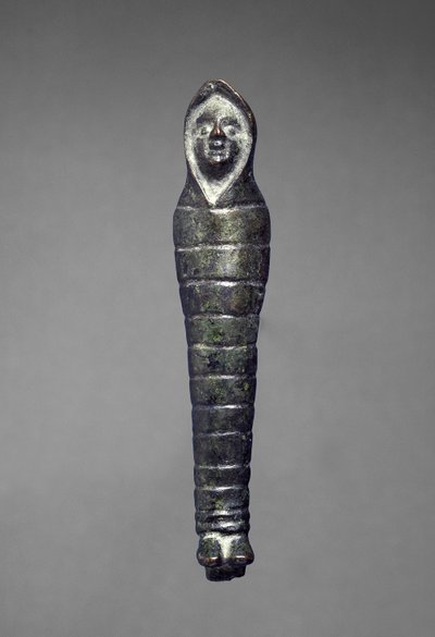 Gehulde vrouw, gevonden in Horncastle door Anglo Saxon