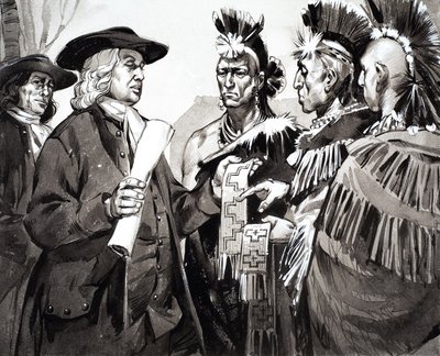 A Nation Divided, illustratie uit 