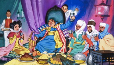 Aladdin en zijn wonderbaarlijke lamp door Angus McBride