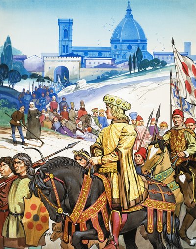 Grote gebeurtenissen in de geschiedenis: De Italiaanse Renaissance - Florence en de Medici door Angus McBride