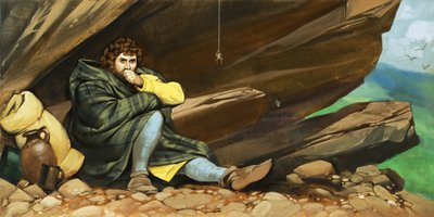 Robert Bruce en de spin door Angus McBride