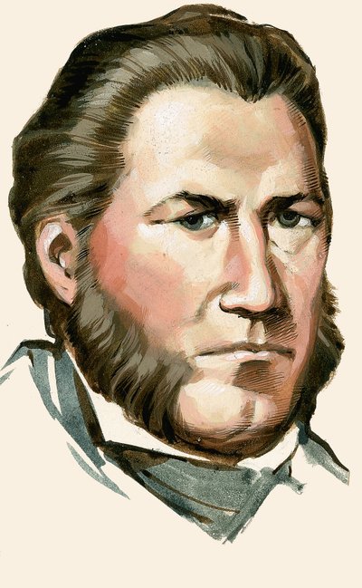 Sam Houston door Angus McBride