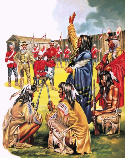 Verhalen van de Canadese Mounties: De lange mars door Angus McBride
