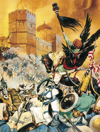 De val van Constantinopel door Angus McBride