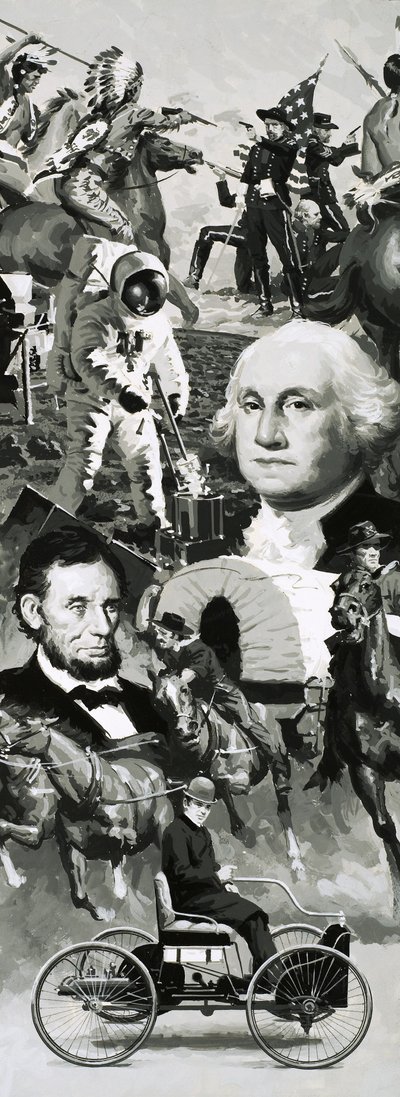 De montage van The Making of America door Angus McBride