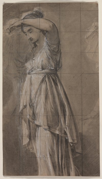 Studie voor Penelope door Anicet Charles Gabriel Lemonnier