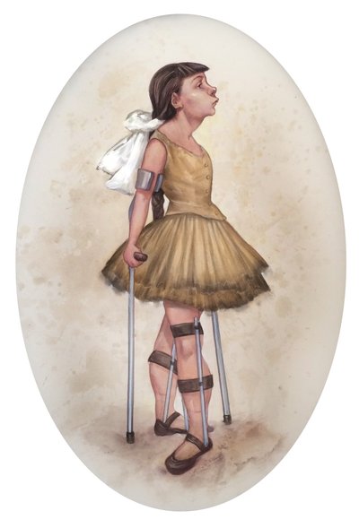 Kleine Danseres van Veertien Jaar door Anita Kunz