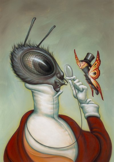 New Yorker insect door Anita Kunz