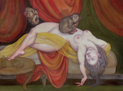 Nachtmerrie Met Aap door Anita Kunz