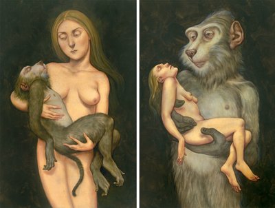 Pieta met Makaak, 2010 door Anita Kunz