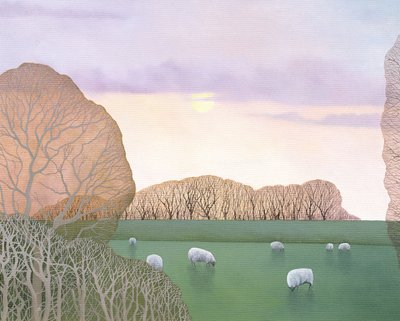December Schemering door Anna Phillips