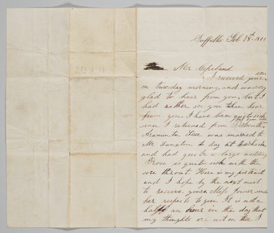 Brief aan John Copeland van zijn vrouw Ann, 18 februari 1861 door Ann Hurst Copeland