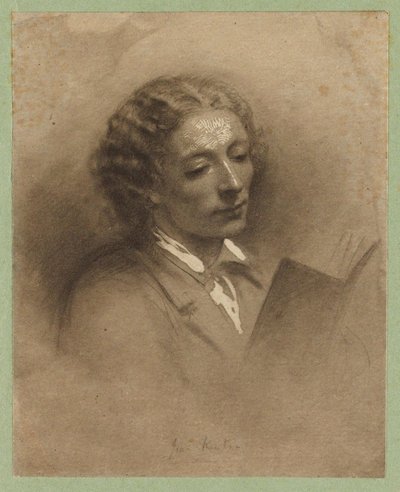 Portret van de Dichter John Keats 1795-1821 door Ann Mary Newton