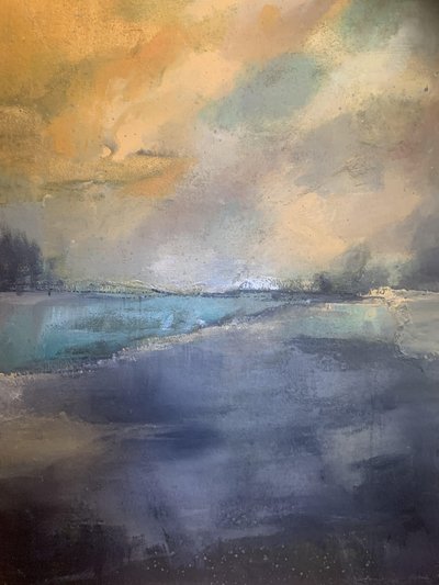 Golden Horizon Mist door Anna-Karin Bergius