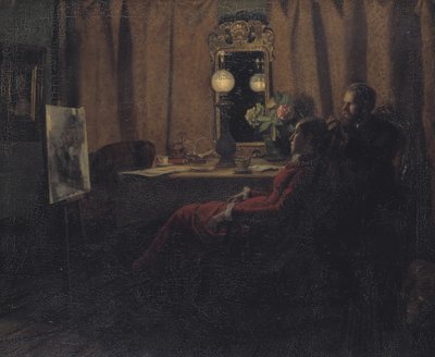 Het werk van de dag beoordelen door Anna Ancher