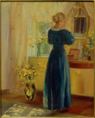 Interieur door Anna Ancher
